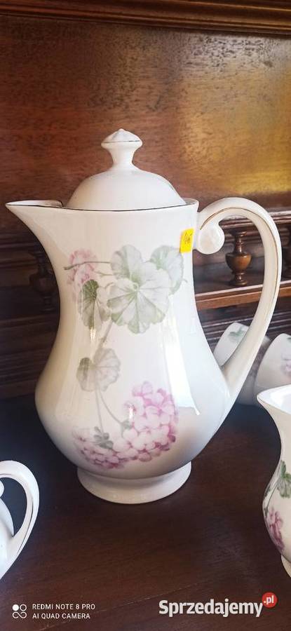 Dzbanek C T Altwasser Germany Hortensje Porcelana i szkło Gdańsk