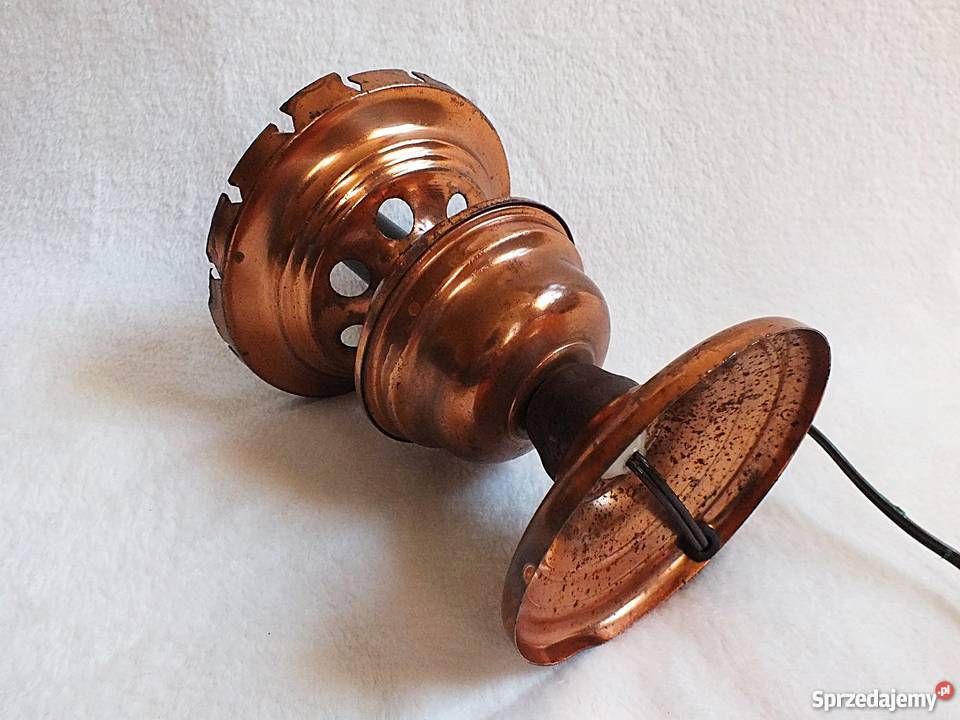Stary korpus lampy naftowej Lampa na prąd Żary sprzedam