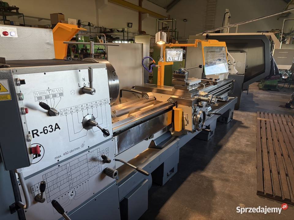 Tokarka konwencjonalna FAT Tur 63A x3000 Wrocław