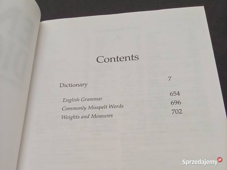 English Dictionary Geddes Grosset Edition mazowieckie Warszawa