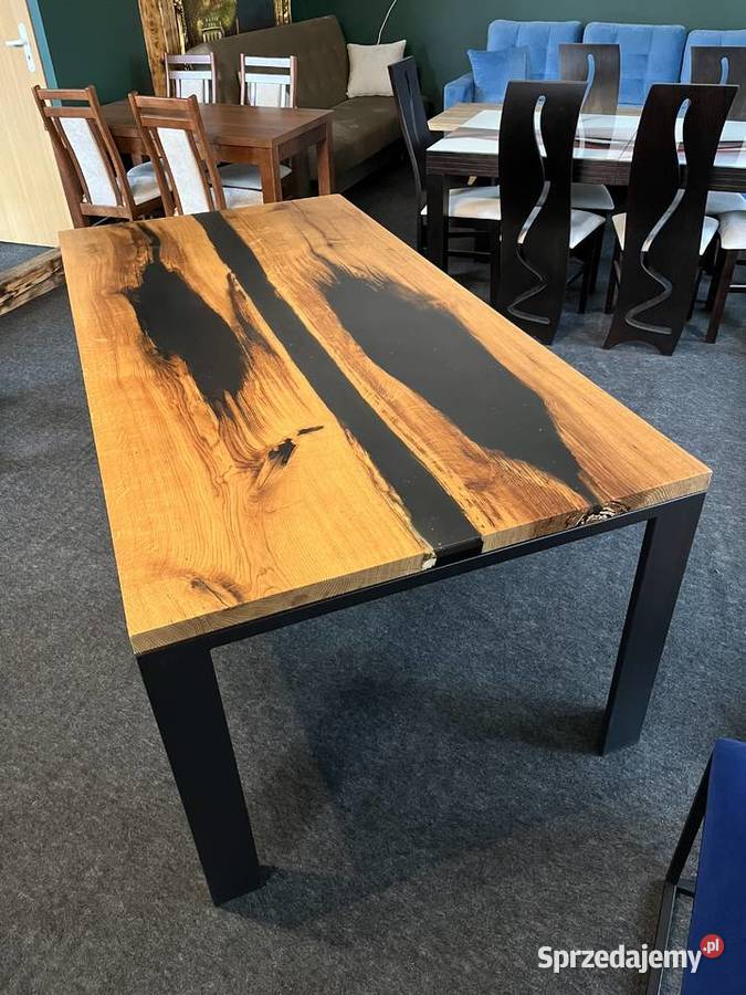 Stół żywica epoksydowa 3D 195x98 Stoły, krzesła, biurka Bielsko-Biała