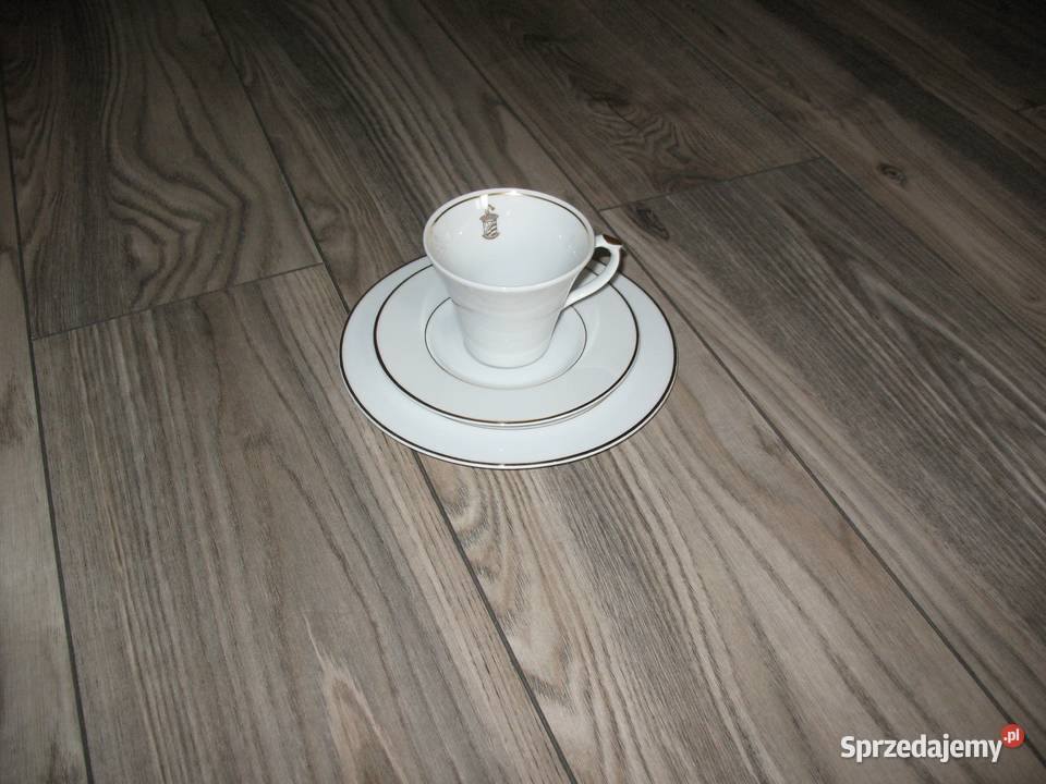 Kolekcja Śląska Bogucice filiżanka 2 talerzyki śląskie