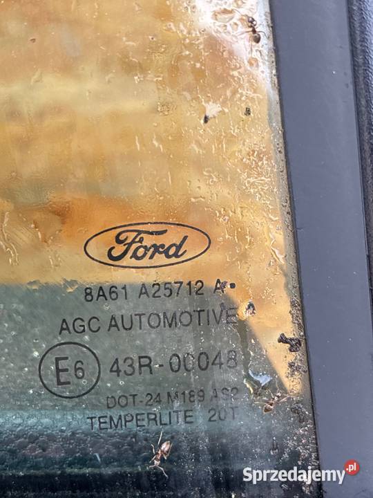 Ford Fiesta Mk7 kod lak 69 DRZWI TYL PRAWY Drzwi Słowikowo