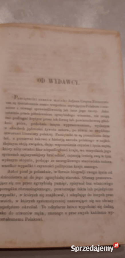 Pamiętniki Czasów Moich 13 J U Niemcewicz Lipsk sprzedam