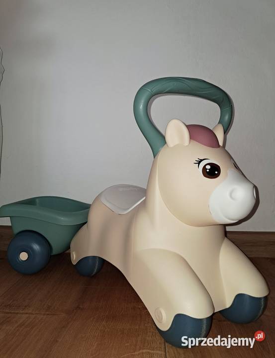 Konik z przyczepką jeździk dziecka Samochody i pojazdy Łódź