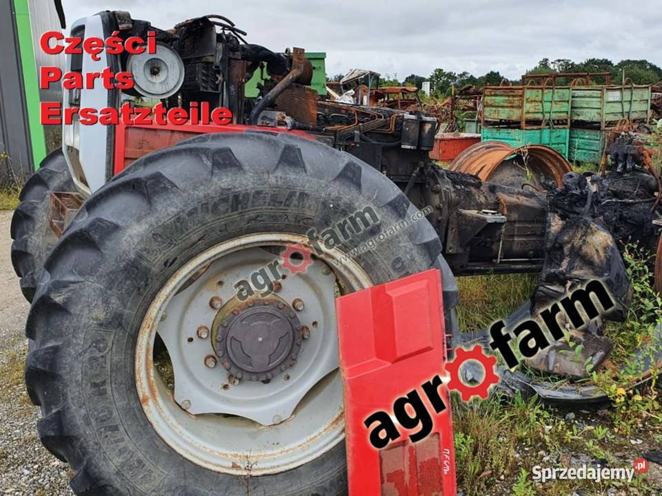 Massey Ferguson 6180 części skrzynia biegów oś sprzedam