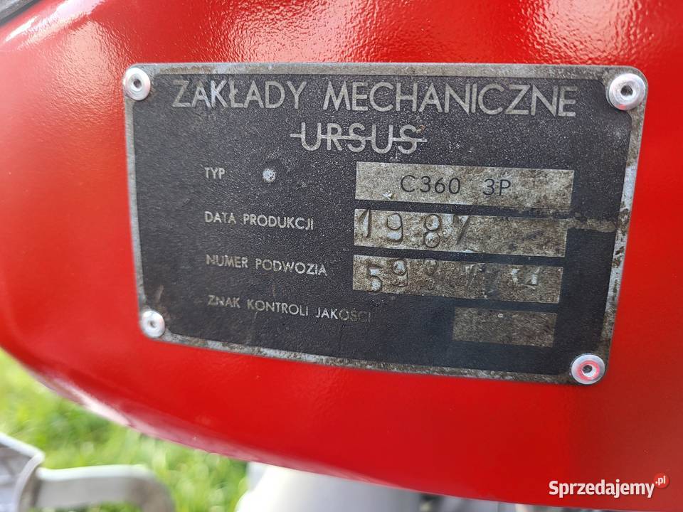 Ciągnik Ursus c360 3p Ursus Piotrów-Kolonie