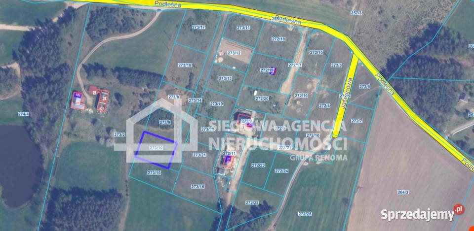 Ogłoszenie działka 999m2 Borzestowo