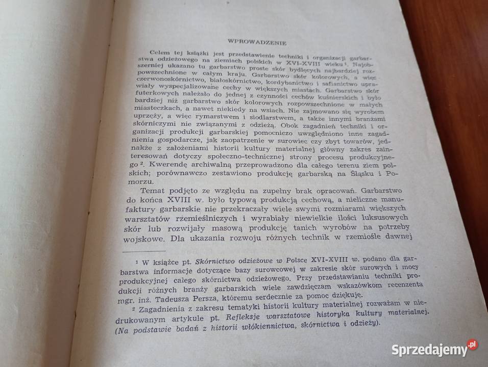 Garbarstwo na ziemiach polskich w XVIXVIII wieku miękka Gdańsk