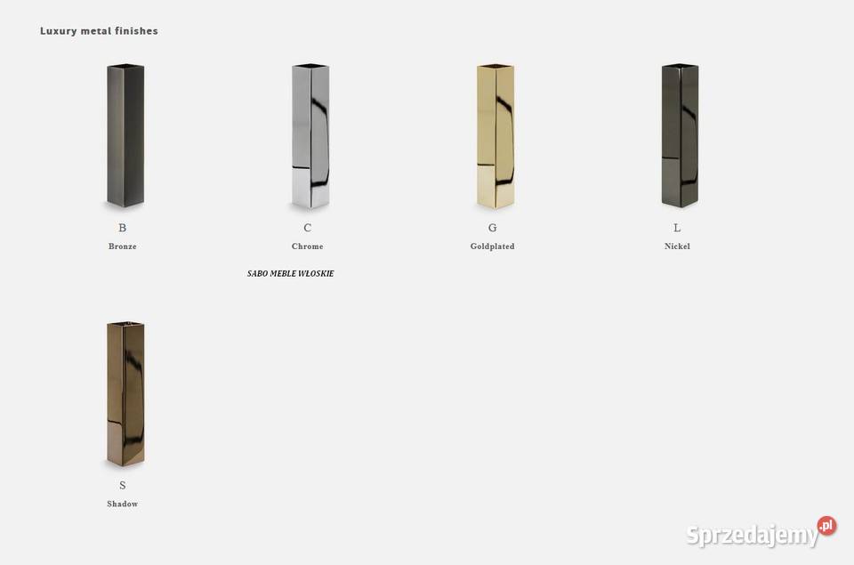 Komoda drewniana w kolorze tobacco ze złotymi podkarpackie