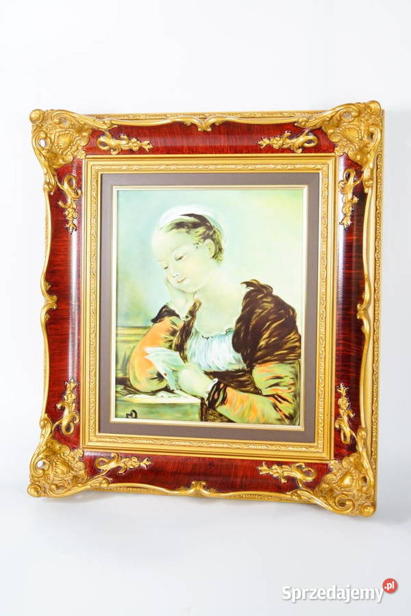 Rosenthal obraz na porcelanie List Fragonard Gizałki
