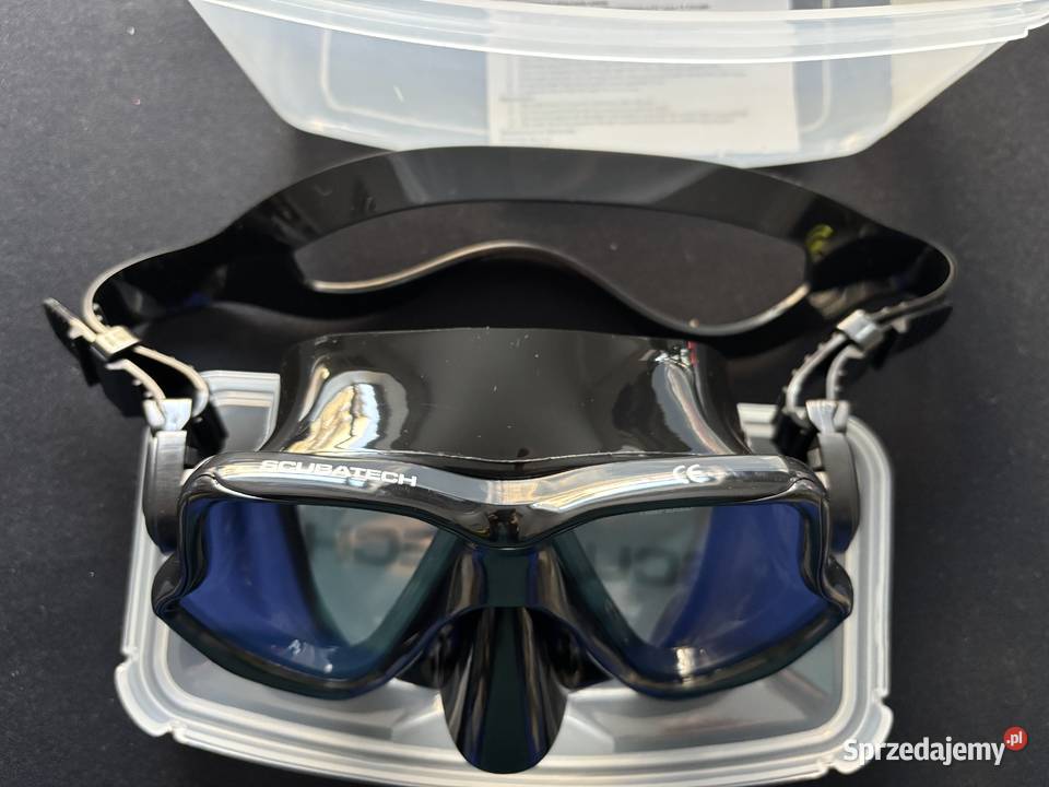 Maska Nurkowa Profesjonalna Orka czarny silikon Bytom sprzedam