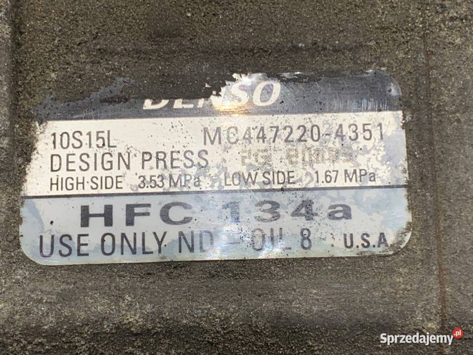 SPRĘŻARKA KLIMATYZACJI TOYOTA COROLLA E12 Kompresory klimatyzacji sprzedam