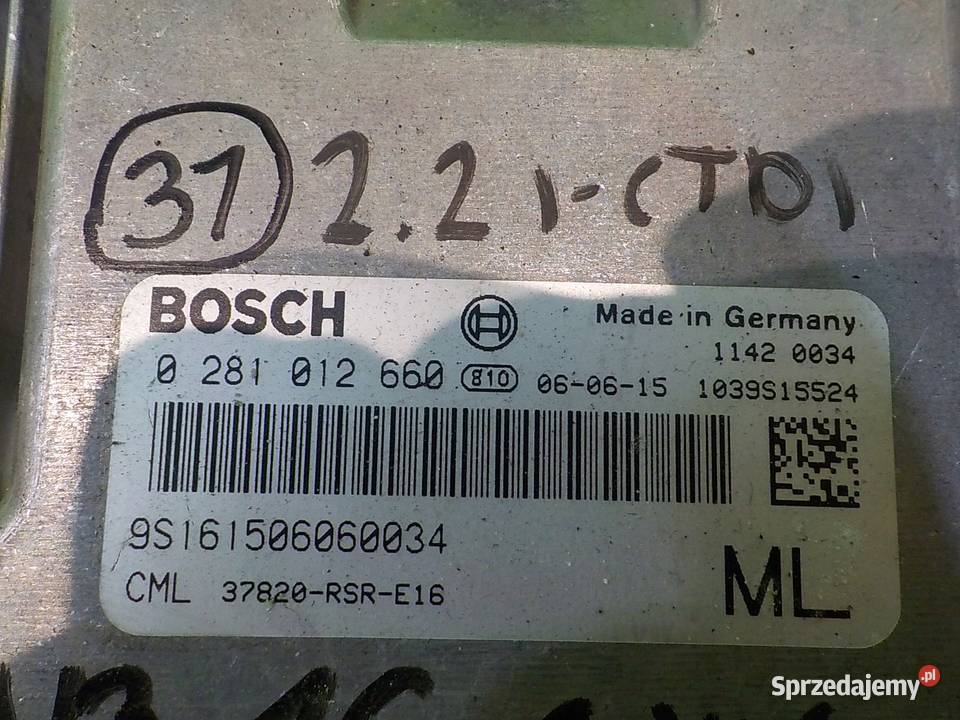 HONDA CIVIC VIII UFO 22 ICTDI 06r sterownik osobowe mazowieckie Suków