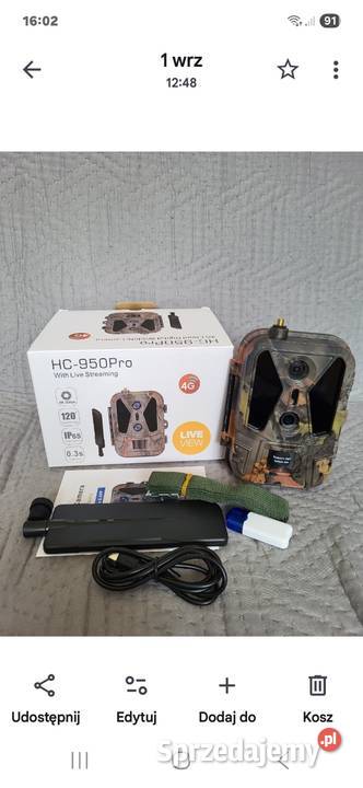 Fotopulapka Gsm HC950PROLI Sporty strzeleckie i myślistwo Uciekajka