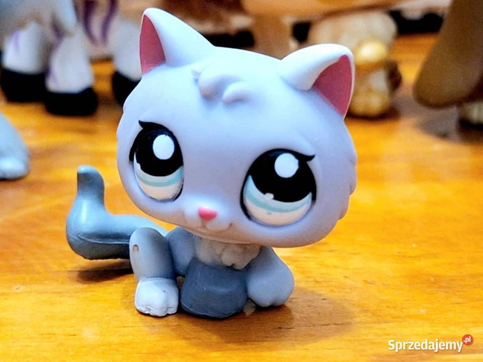 Kot Tabby Littlest Pet Shop szary/srebrny warmińsko-mazurskie Braniewo sprzedam