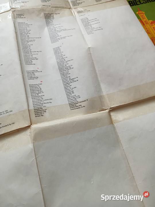 BielskoBiała plan miasta mapa PPWK PRL Antykwariat Kraków