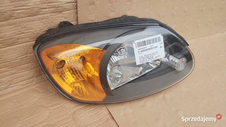 Lampa Przód Prawa Hyundai Accent 2 II Lift 0205r