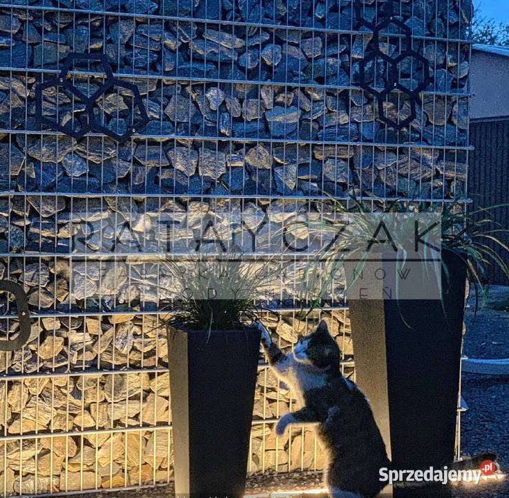 Słupek gabionowy 160x40x40 komplet cynk ogniowy Słupki Gdańsk