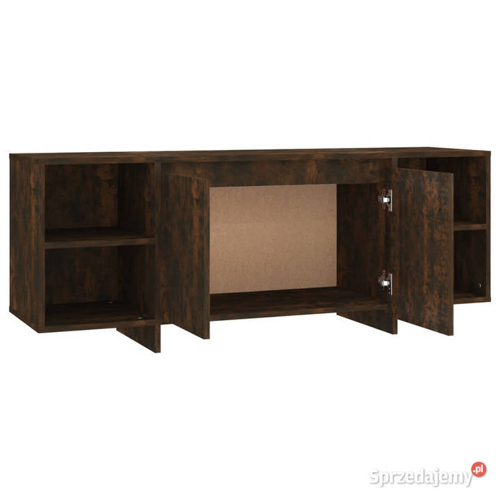 Szafka pod TV przydymiony dąb 130x35x50 WM813053 mazowieckie Warszawa sprzedam