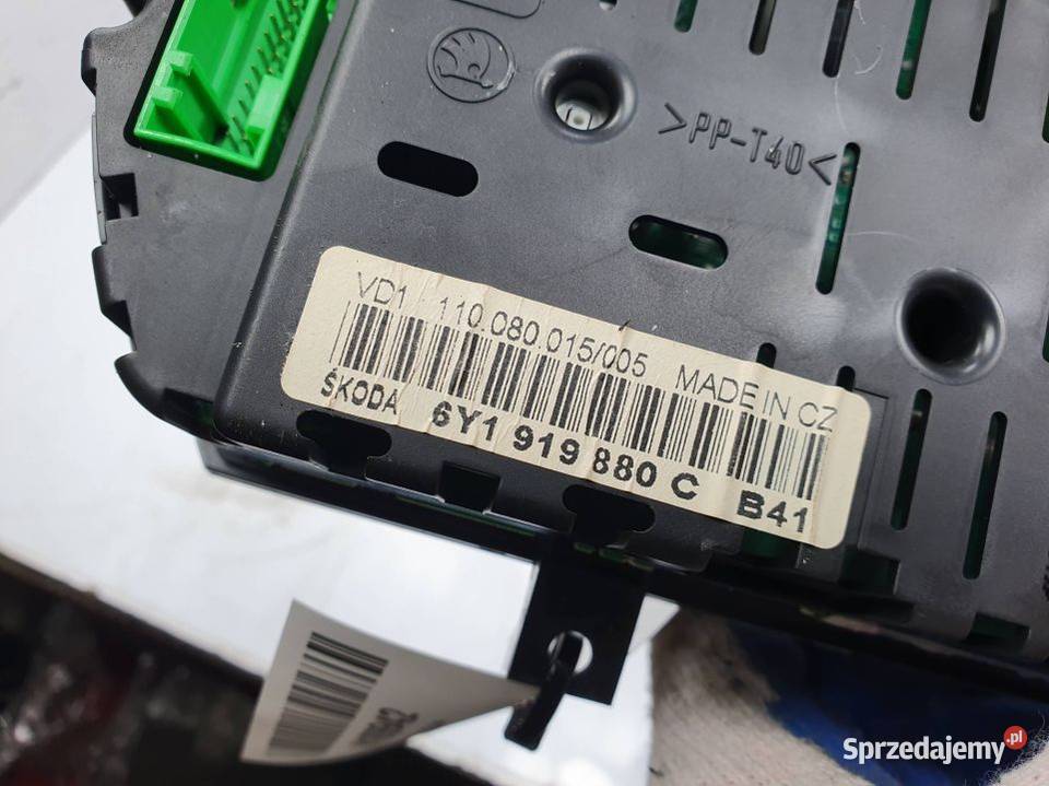 LICZNIK ZEGAR SKODA FABIA I 6Y1919880C Lipno sprzedam
