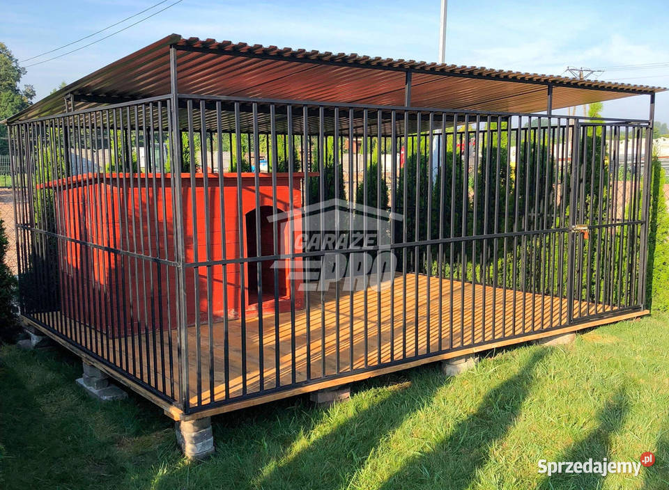 Kojec Psów 4x3m Drewniana podłoga GP390 Sieradz