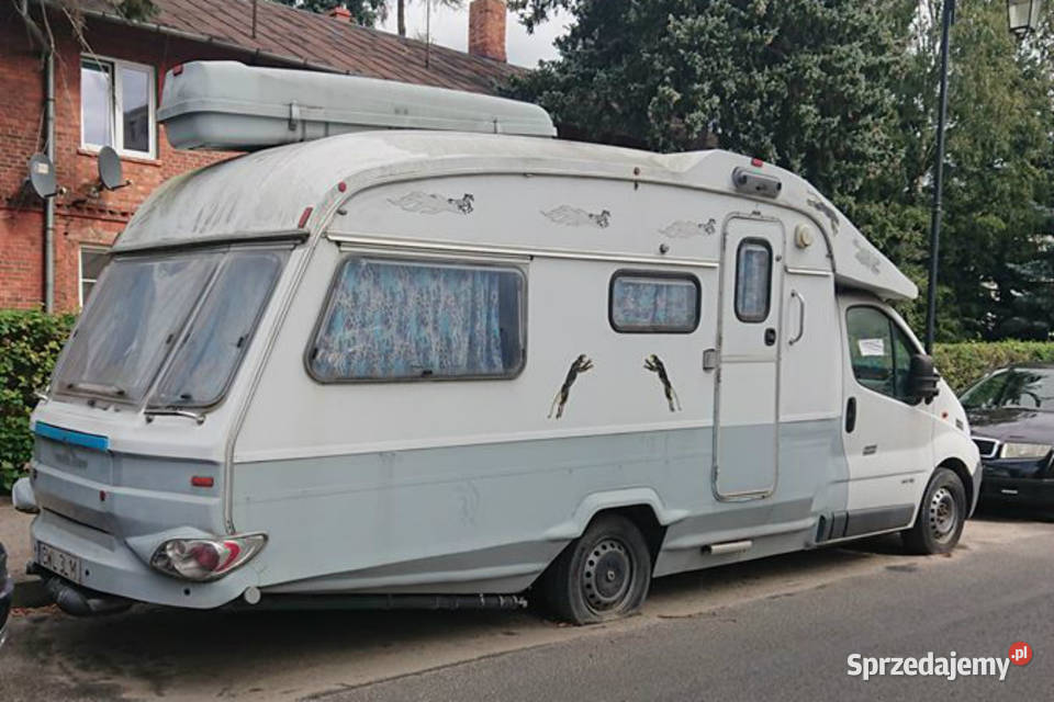 Trafic 2005r zrób sam kampera z przyczepy Złoczew