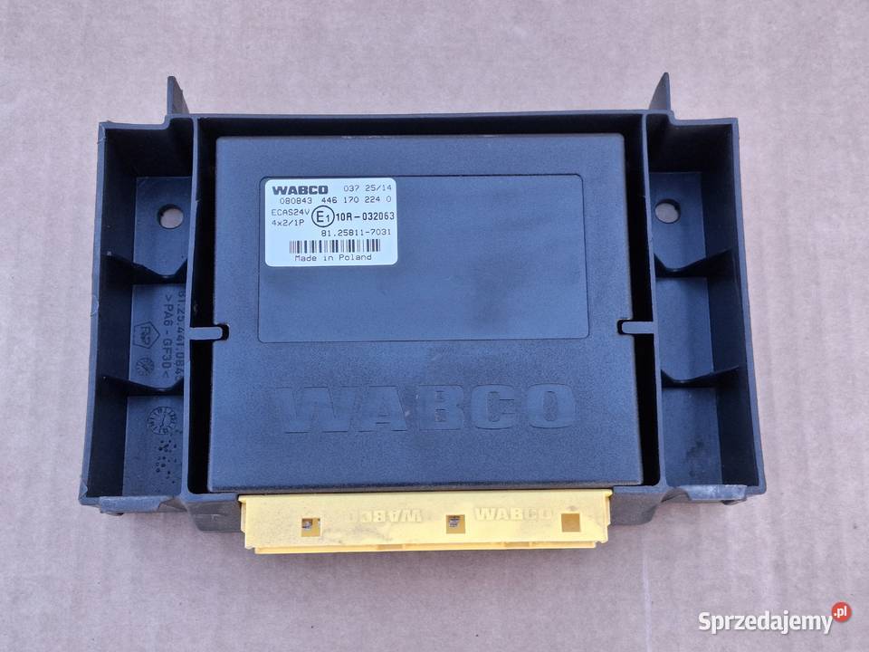 MAN TGX TGS STEROWNIK PODUSZEK ECAS MODUŁ KASE lubuskie Bieleń