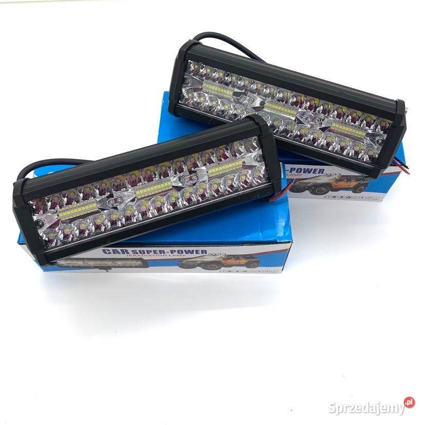 2 x 180W lampy robocze halogen Led 1224V Nowe