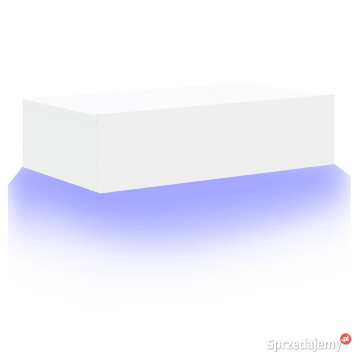 Szafka telewizyjna z LED biała 60x35x155 Warszawa sprzedam