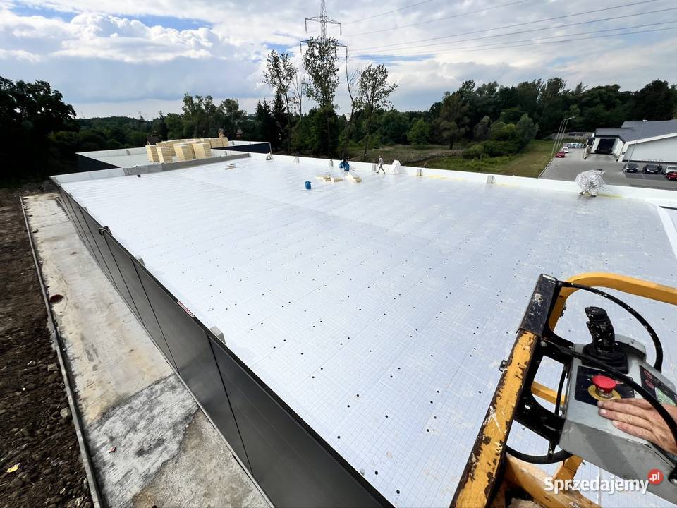 Dachy płaskie membrana PVC remonty dachów Tarnów