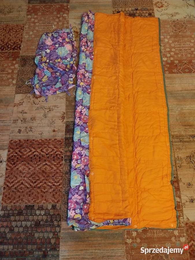 Śpiwory w oryginalnych pokrowcach PRL Wałbrzych