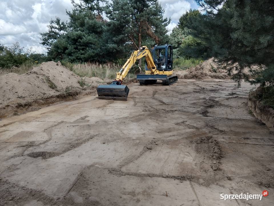 Usługi minikoparką 55 tony mazowieckie Dziecinów