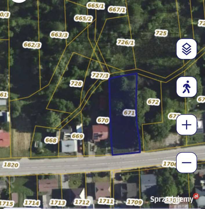 Komplet trzech działek o łącznej powierzchni 1 budowlana Bełżec