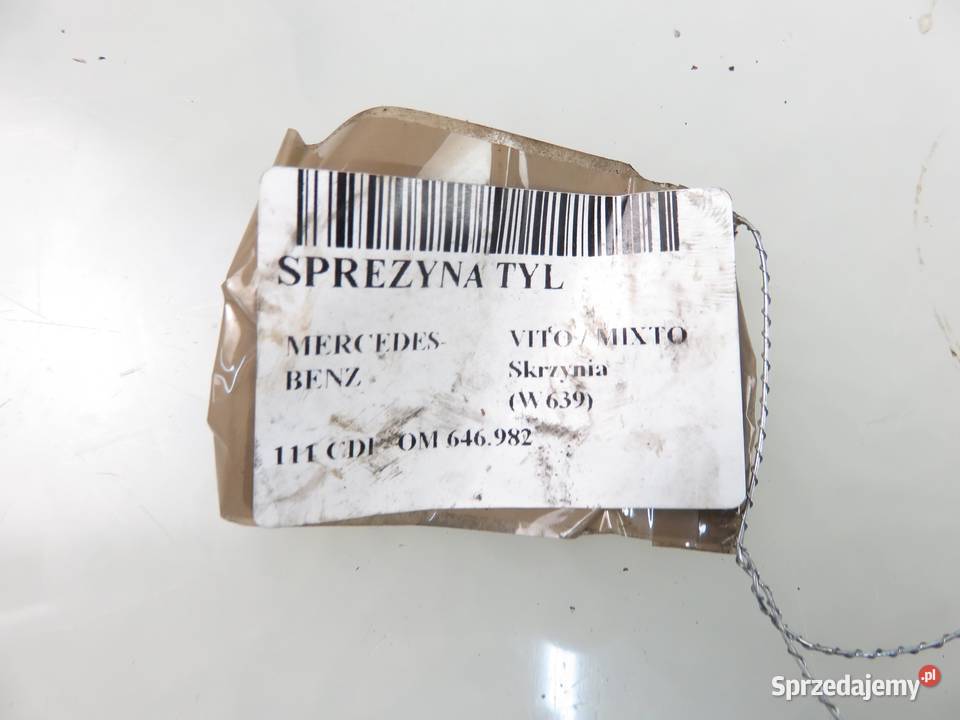 SPRĘŻYNY TYŁ MERCEDES VITO W639 sprzedam