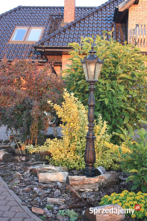 Ogrodowa lampa żeliwne latarnia oświetlenie Gołdap