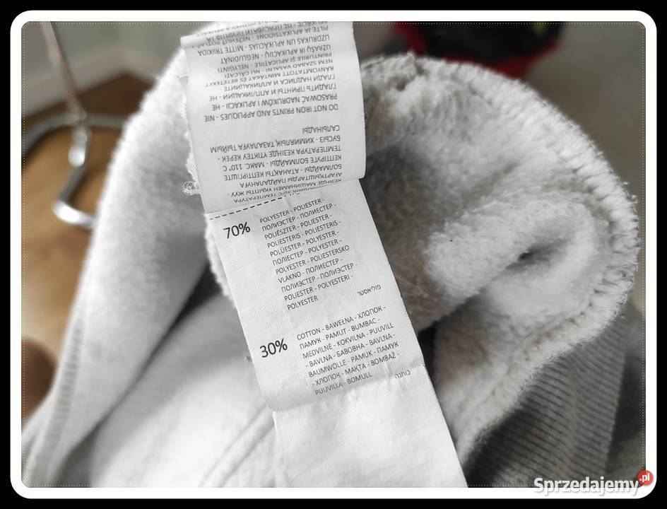 Szara bluza damska z kapturem CROPP rozmiar 36 S Płock