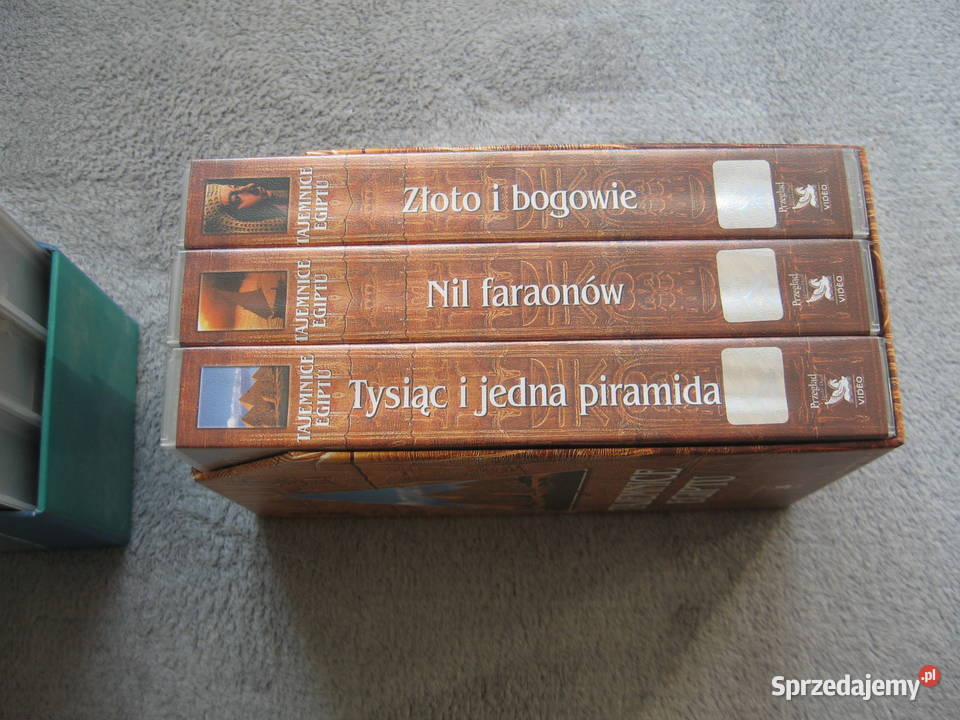 Tajemnice Egiptu i Niezwykłe podróże kasety VHS dokument Filmy