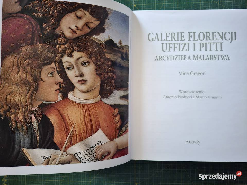 Arcydzieła malarstwa Galerie Florencji Uffizi i Książki naukowe i popularnonaukowe