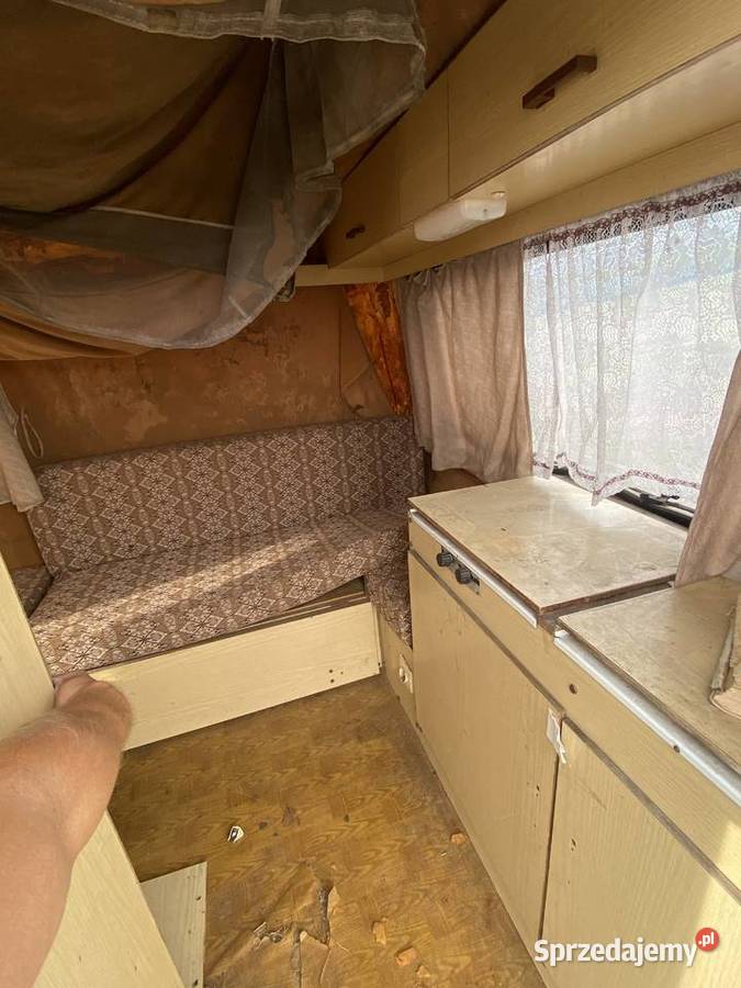 Przyczepa kempingowa Niewiadów n126 na działkę Kempingowe łódzkie Wieruszów sprzedam