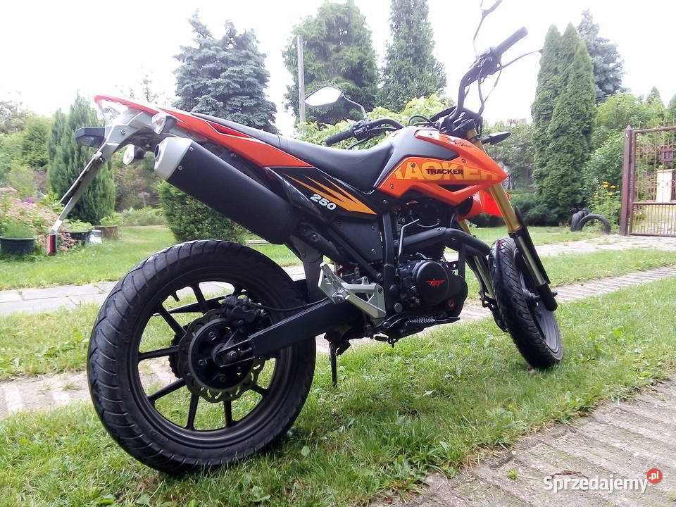 Tracker 250 Zipp supermoto nie KTM Kawasaki nowy garażowany łódzkie Łódź sprzedam