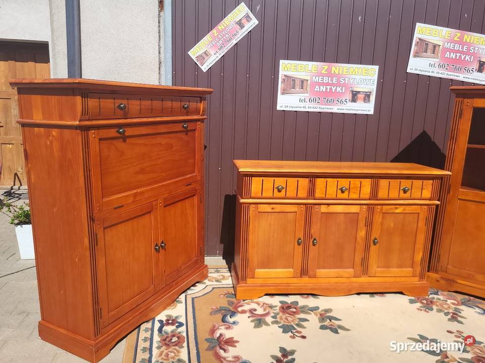 Pakowna komoda sosnowa z Niemiec do sypialni 142cm