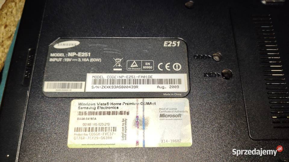 sprzedam laptopa Samsung 156