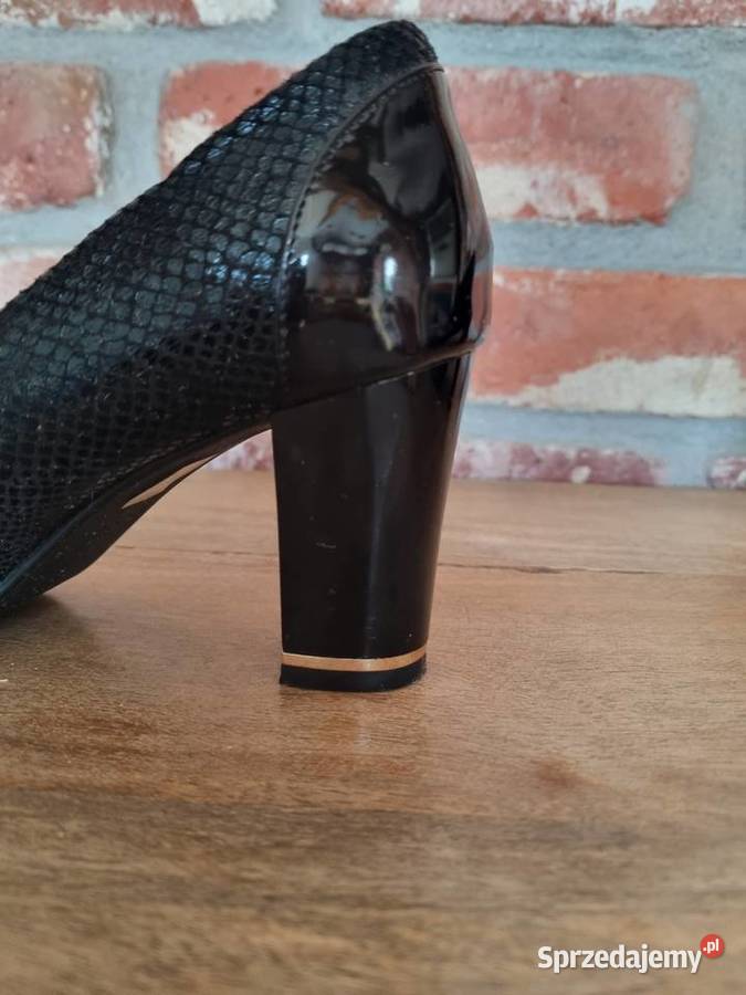 Czarne czółenka Nowe czarny Warszawa sprzedam