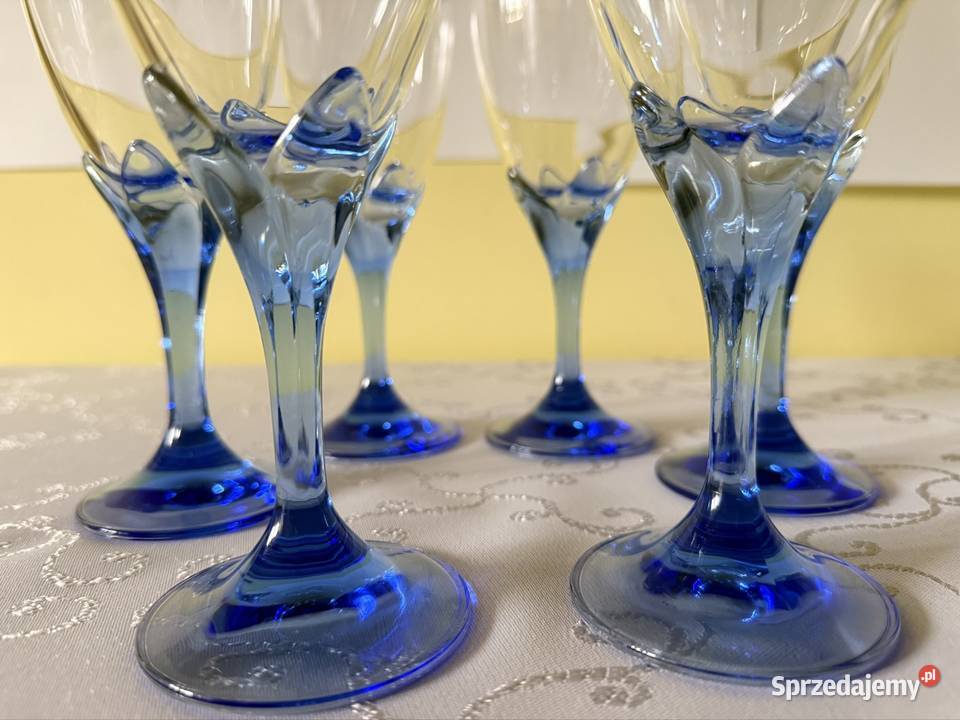Kieliszki Rocco Bormioli Blue Stem 6 Vintage 200 sprzedam