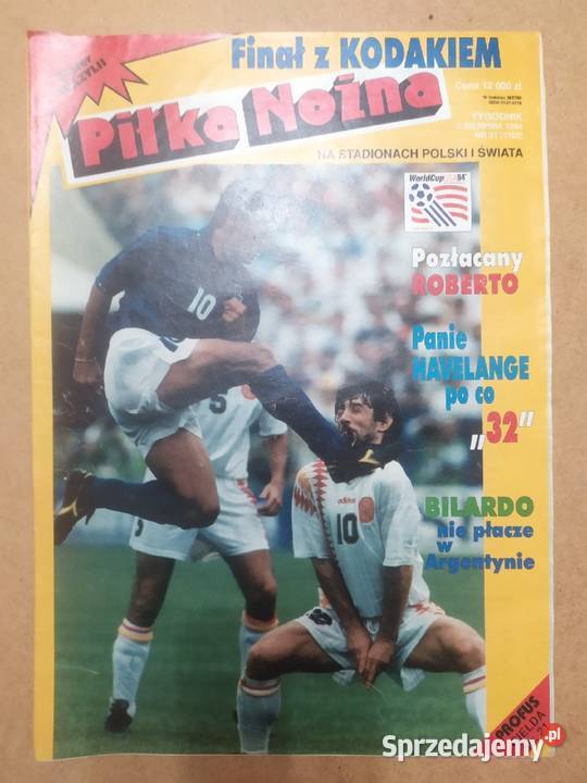 Tygodnik Piłka Nożna rocznik 1994 kompletny Czasopisma Łódź