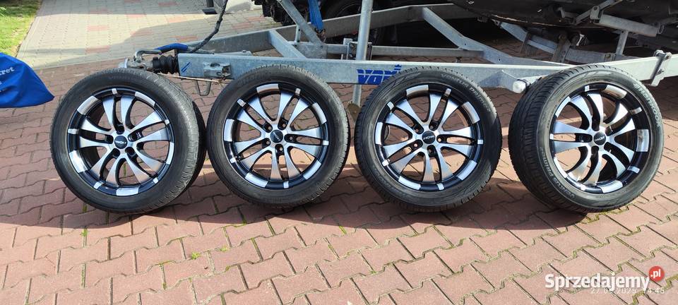 Koła alufelgi RONAL 255x45xR18 5X120 HANKOOK Samochodowe kujawsko-pomorskie Samociążek sprzedam