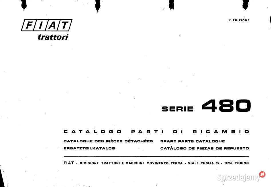 Fiat 16055 480 katalog częsci zamiennych świętokrzyskie Kielce