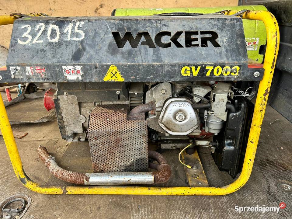 Agregat prądotwórczy Wacker GV7003 Zbylitowska Góra sprzedam