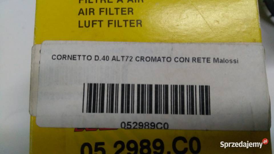 KLAKSON NAKŁADKA INTERFEJS FILTR GAŹNIKA 40 mm sprzedam